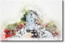 Outhouse door picture - outhouse,