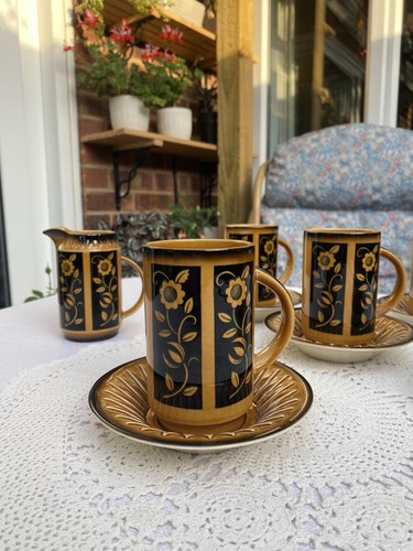 Crown devon aztec large tea - crown,
