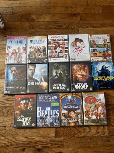 Unsealed job lot dvd - unsealed,