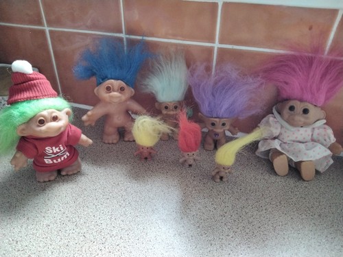 Vintage dam 1986 trolls x - , (8)trolls