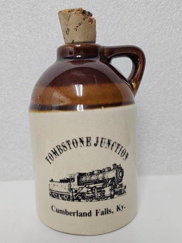 Vtg whisky jug brown - jug,