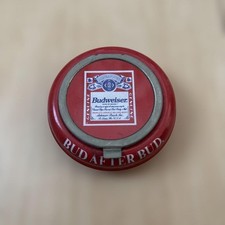Budweiser Metal Ashtray Retro
