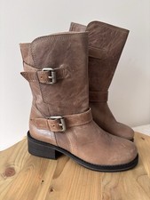 Jigsaw Ruby Biker Boot Taupe