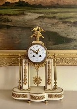 Antique Marble and Gilt Metal