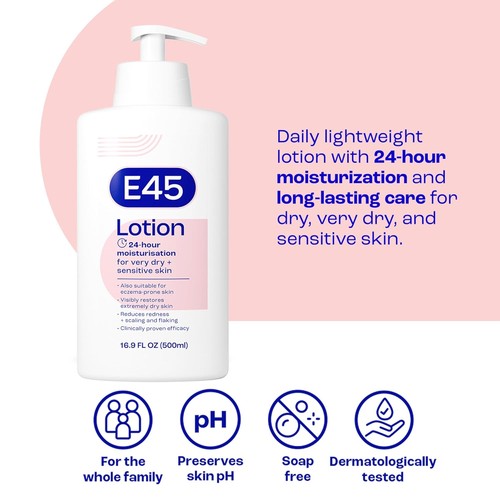 E45 moisturising lotion 500 - 500, ml
