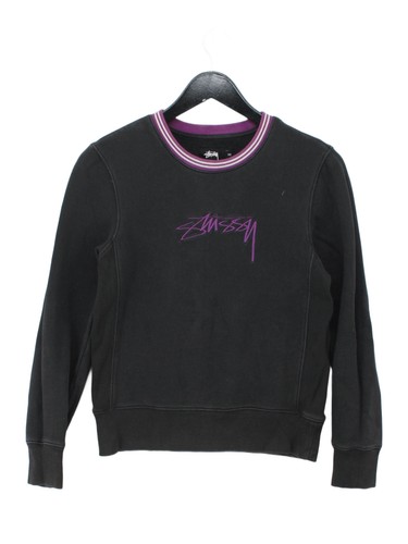 Stussy men hoodie black - men's,