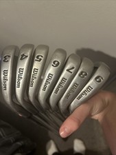 Right-Handed Wilson Over-sized 1200 Irons Full Set Regular Flex Steel