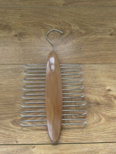 Wooden tie hanger rack - tie,