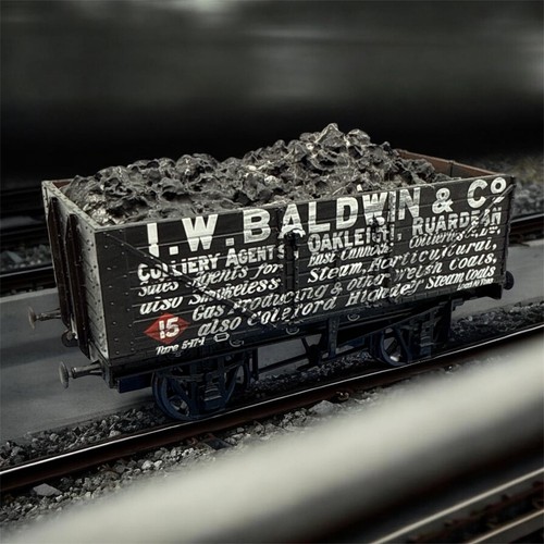 Hornby baldwin plank wagon - baldwin, 7‑plank