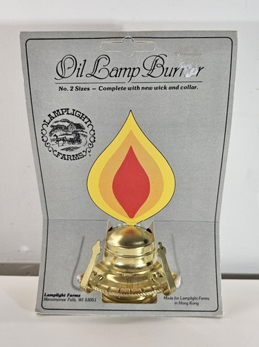 Oil lamp burner 2 sizes - no.,
