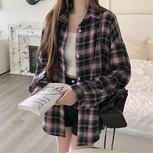 Women tartan oversized - women’s,