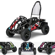 Kids 98cc Petrol Go Kart Buggy 4 Stroke Off Road Tyres OneKart PX3S Ride on