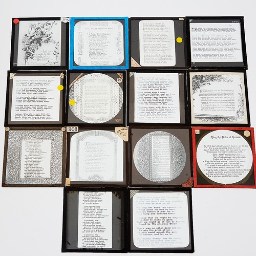 Magic lantern slides of - slides,