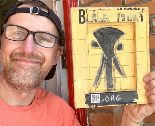 Black ivory portrait - ivory,