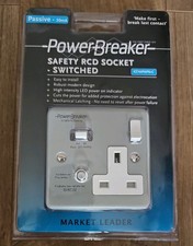 Powerbreaker K21MPAPN-C RCD Single Socket Passive METALCLAD Switched 30mA