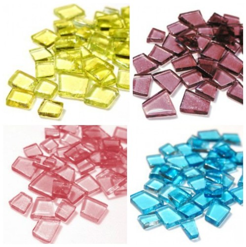 Transparant glass mosaic tiles - transparant,