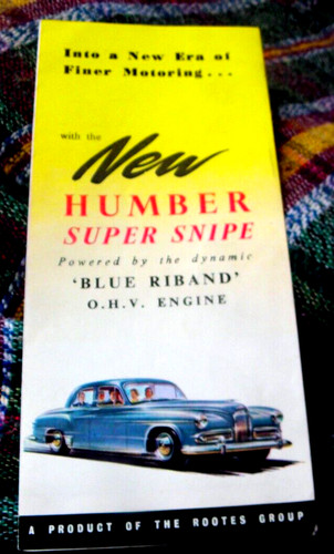 Vintage pamphlet auto car - pamphlet,
