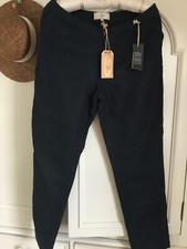 FATFACE Linen Navy blue jeans