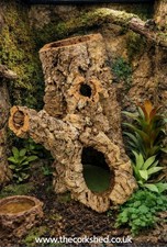 CORK BARK TUBE HIDE 43CM