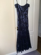 Blue Sequenced Dress US Size 8