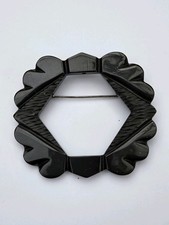 Vintage 1940s Black Bakelite