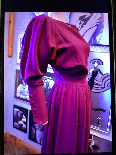 Vintage 80s droopy brown - vintage, dress
