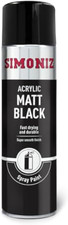 Matt Black Spray Paint, Spray Paint For Wood, Metal & Plastic Surfaces, 500ml