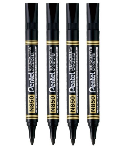 Pentel n850 black bullet tip - n850,