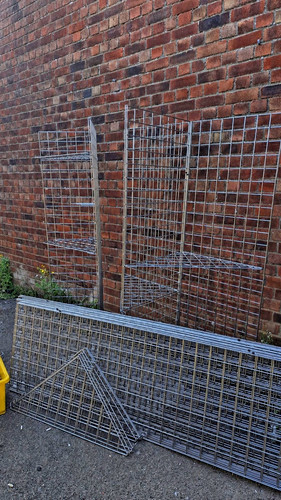 Heavy duty gridwall - duty, display