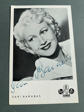 SARI BARABAS (†2012) signed