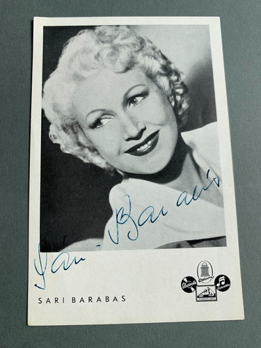 Sari barabas signed - sari,