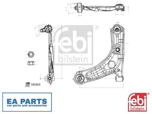 Control trailing arm - control/trailing, arm,