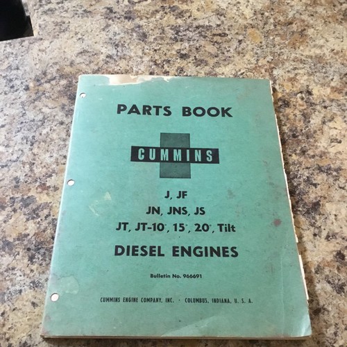 Cummins parts book diesel - book,