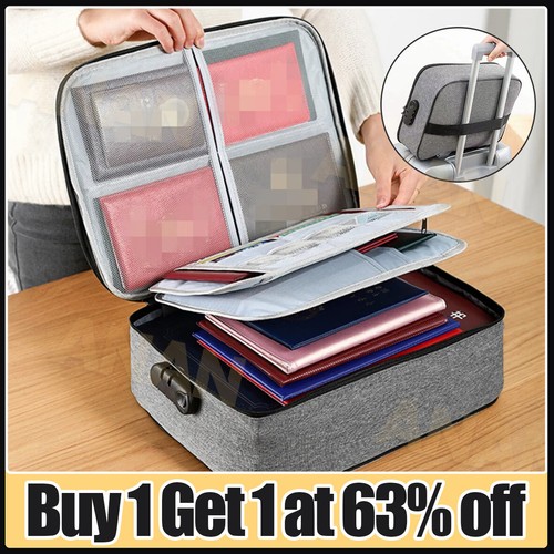 Fireproof document box with - fireproof,