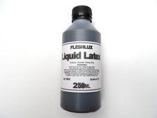 250ml BLACK liquid latex body paint RUBBER Halloween fancy dress CATSUIT SFX