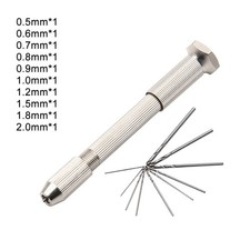 10PC Pin Vice Drill Set Mini