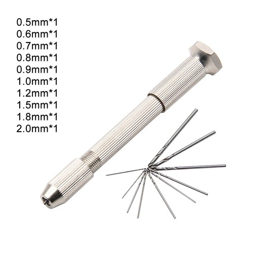 10pc pin vice drill - pin, set
