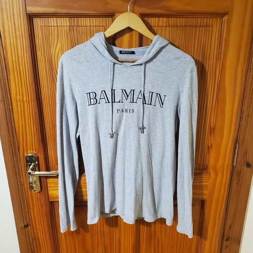 Balmain paris hoodie shirt - balmain,