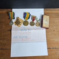 WW1 Medals RH Suter 3 London
