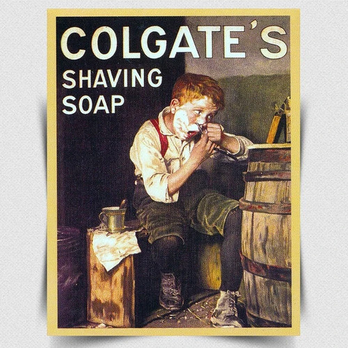 Colgate shaving soap metal - colgate,
