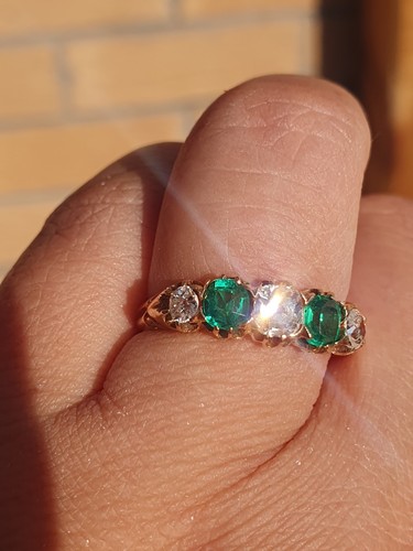 Rare antique natural emerald - rare,