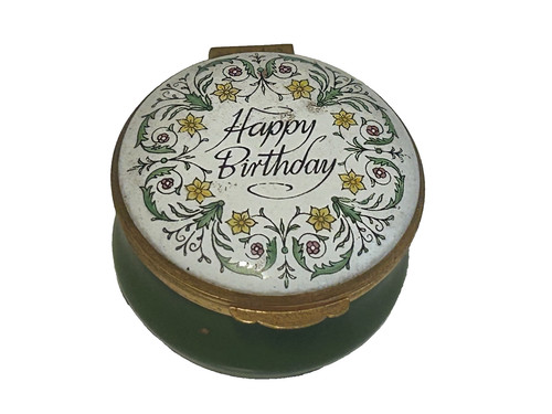 Crummles enamel trinket box - trinket,