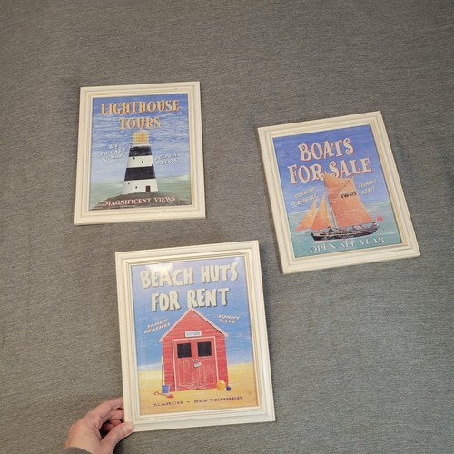Set nautical framed art - of, 3
