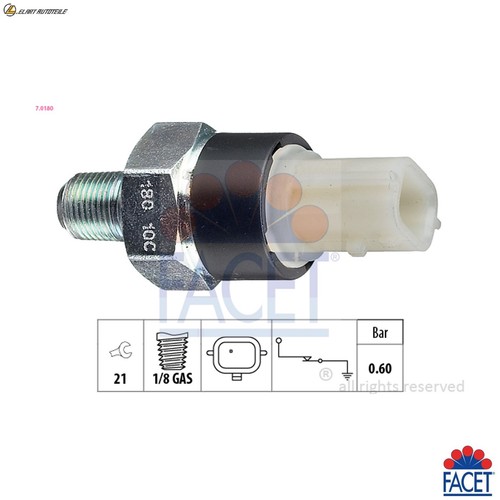 Oil pressure switch 0180 - oil,
