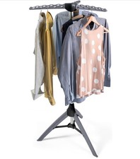 Drying Rack  Pine Clothes Hangers Stand, Sturdy Clothes Airer ONE ARM NEEDS FIX