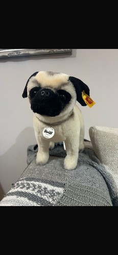 Collectible steiff pug teddy - steiff,