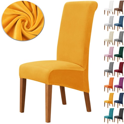 Velvet dining chair cover - dining,