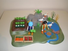 Playmobil Country Life - Farmers Market - Immaculate Condition - Complete.
