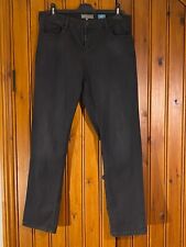 RJR.JOHN ROCHA Ladies Black Stretch High Rise Straight Denim ELSA Jeans Size 14R