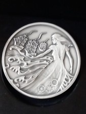 Absolutely Stunning Medallion ~ 8oz ~Solid Silver ~ "Britannia Masterpiece"